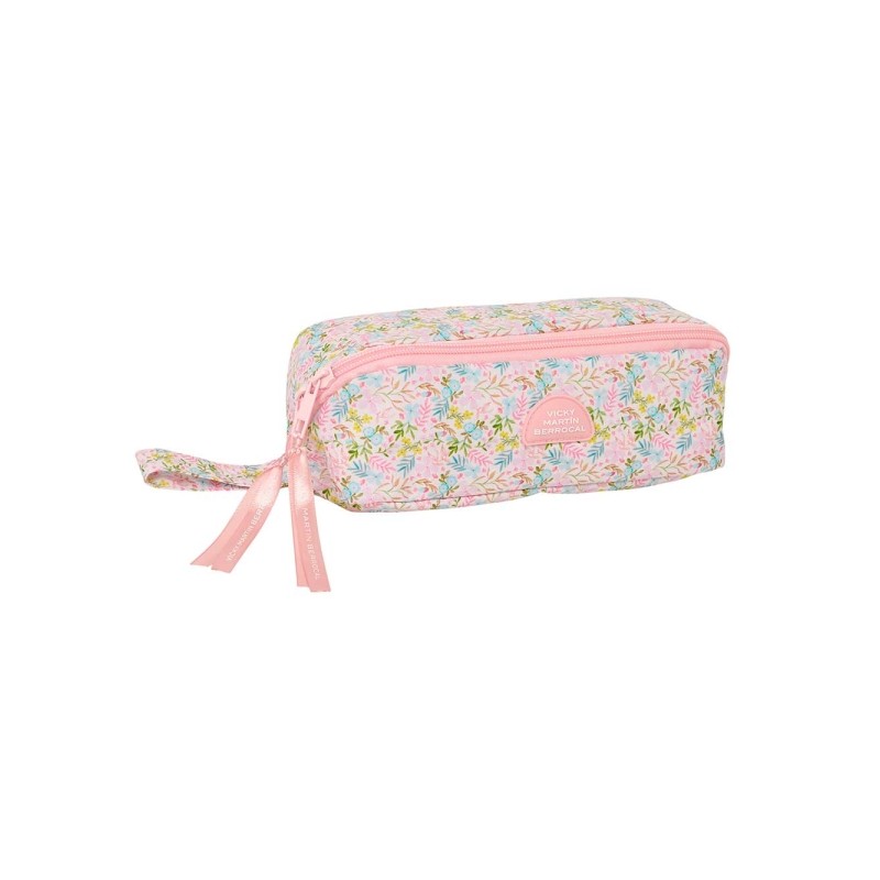 Safta VMB Borsa multiuso - 2.2 L - Cerniera diagonale - Manico laterale - Scomparto interno - 200x80x80 mm - Colore rosa