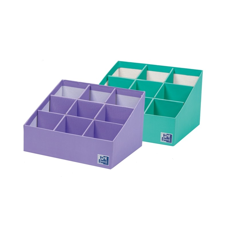 Oxford Portabolis Scalare 3x3 - Pratico organizer per post-it - Scala cromatica per stabilire le priorità delle attivit