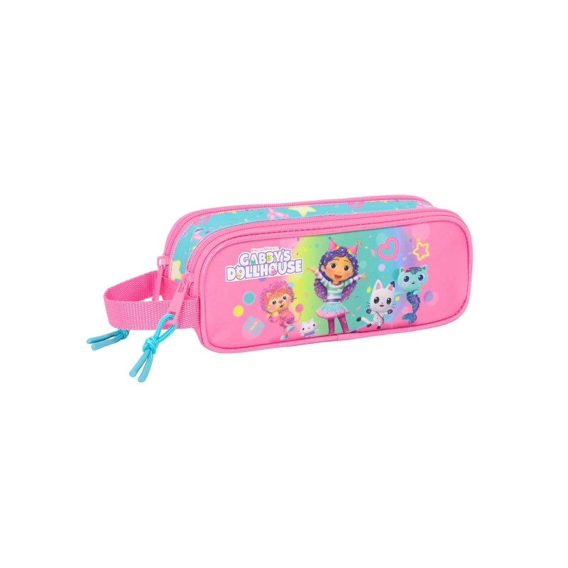 Safta Gabby's Dollhouse Confetti Borsa multiuso - 2 scomparti con cerniera - Manico laterale - 1 L - 210x60x80 mm - Colo
