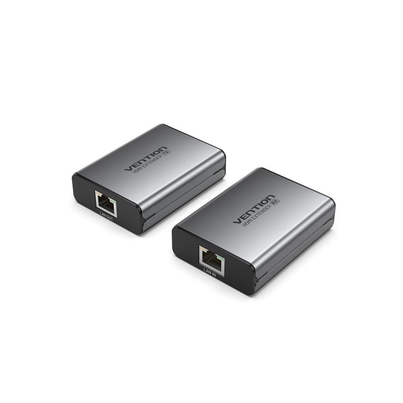 Vention Estensore HDMI tramite cavo di rete RJ45 - Portata fino a 60 m - Full HD - Alluminio e ABS - Plug and Play - Col