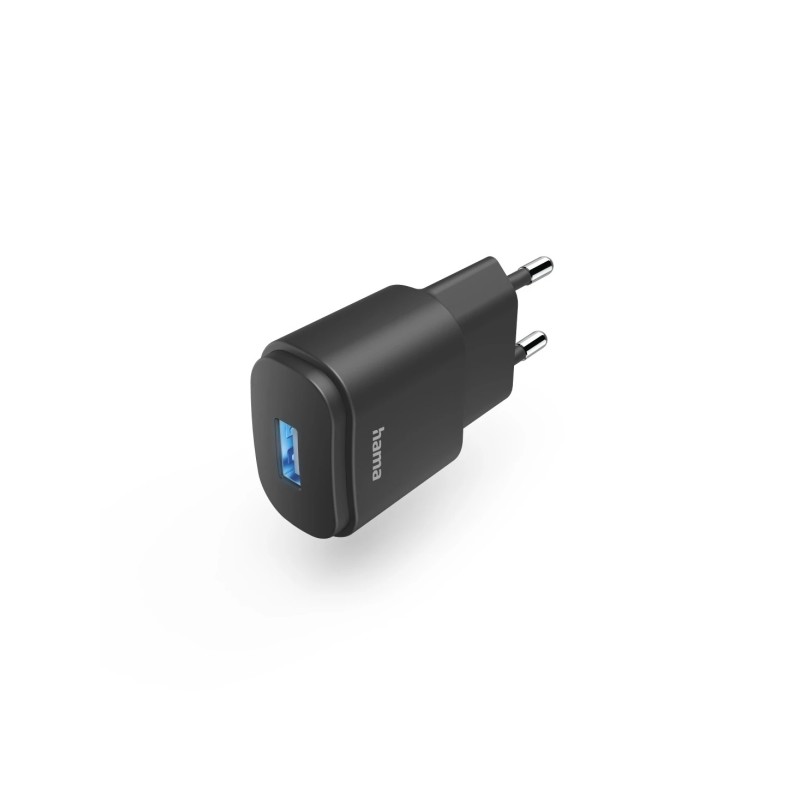 Caricatore da muro Hama - Potenza 6 W - Cavo da 3.7 cm - Display LED - Colore: nero