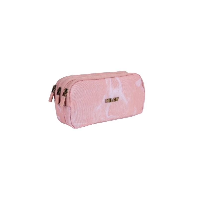 Milan Lava Borsa multiuso - Cerniera - 3 scomparti - 22x11x6.5 cm - Colore rosa