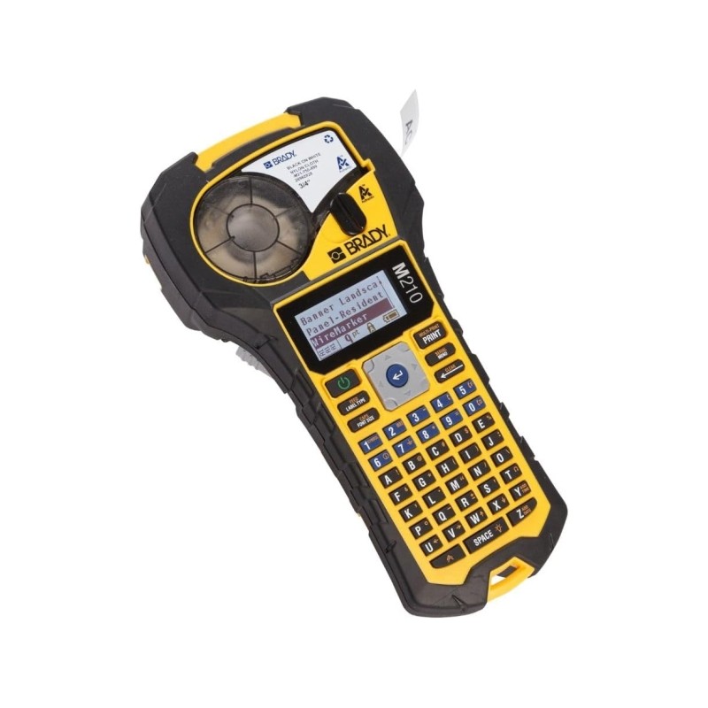 Brady M210 Stampante portatile per etichette - Display LCD - Risoluzione: 203 ppp - Larghezza massima dell'etichetta 19.