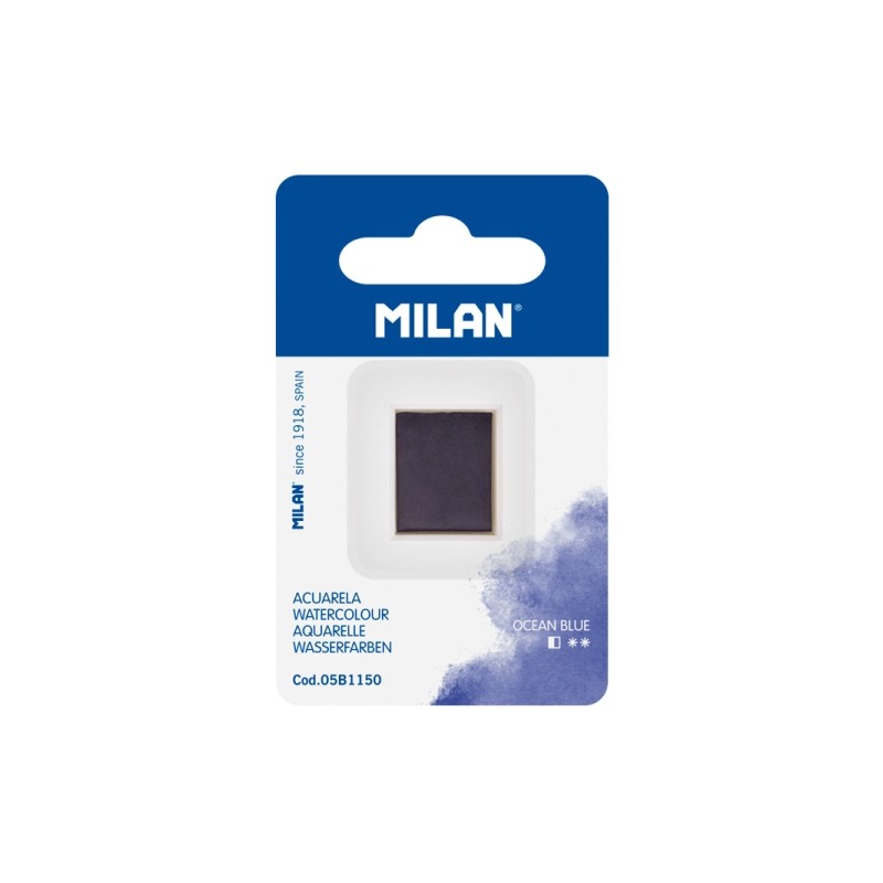 Milan Art Acquerello di ricambio - Godet medio - Colore blu