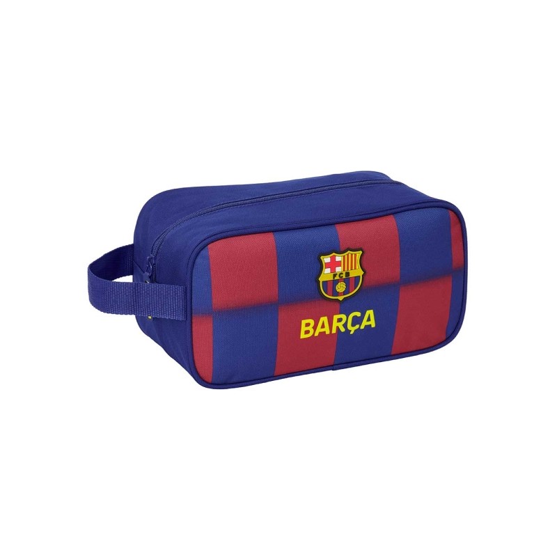 Safta F.C. Barcelona Scarpiera da 6 litri - Manico - Chiusura a cerniera - 29x15x14 cm - Colore: rosso e blu