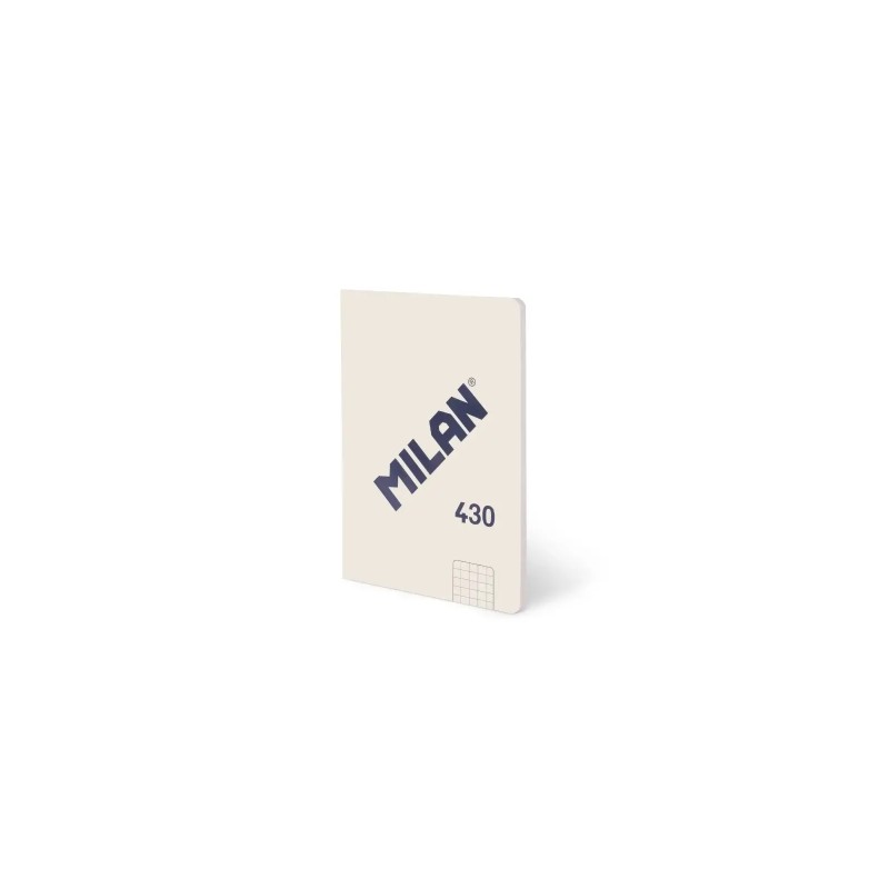Milan 430 Taccuino rilegato in colla. formato A6. quadretti 5x5 - 48 fogli da 95 g/m² - Microperforato - Copertina morb