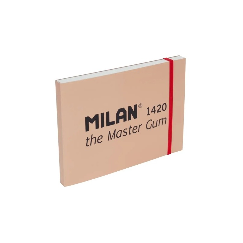 Milan 1420 The Master Gum Bloc da 30 fogli per acquerello - Formato A5 - Grana fine da 300 g/m² - Chiusura con elastico