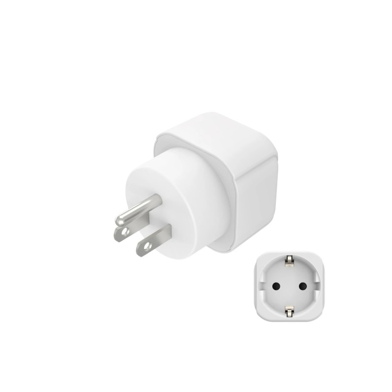 Hama Adattatore da viaggio con presa di tipo B - Potenza fino a 3750 W - Presa femmina di tipo Schuko - Tensione 230-250
