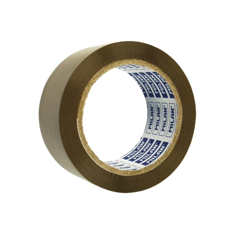 Milan Fascetta da imballaggio - PP ad alta resistenza - 50 mm x 66 m - Colore marrone