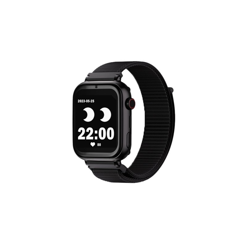 Savefamily SaveWatch Plus: smartwatch per bambini con GPS e funzione di chiamata - IP67 - Pulsante SOS - Cassa nera - Ci