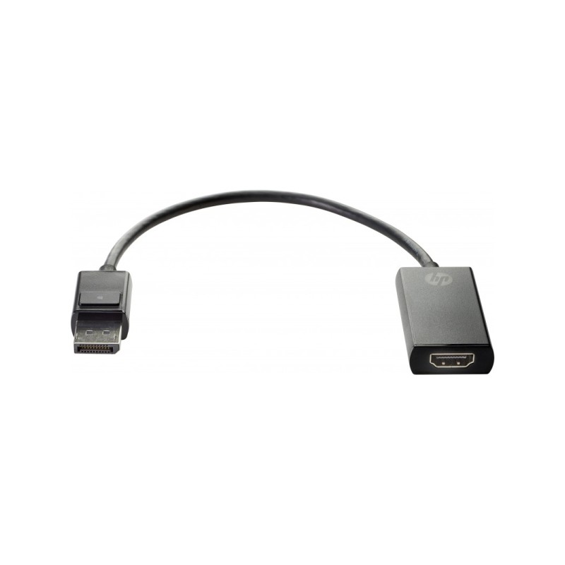 Adattatore HP da DisplayPort a HDMI - Risoluzione 4K - Connettore DisplayPort maschio a HDMI femmina - Design compatto e
