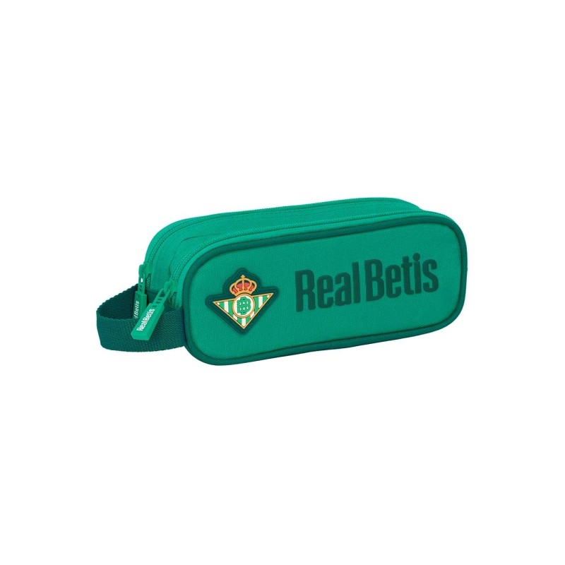 Safta Real Betis Balompie Borsa multiuso - 2 scomparti con cerniera - 1 L - Manico laterale - Impermeabile - 210x60x80 m