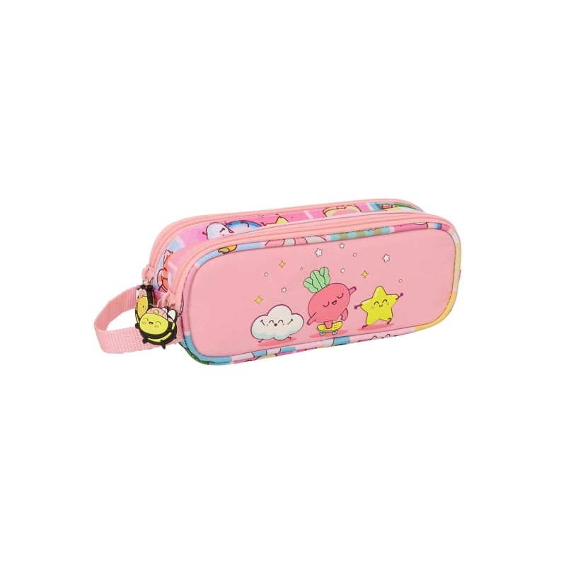 Safta Mr. Wonderful Comic Borsa multiuso - 2 scomparti con cerniera - Manico laterale - Capacità 1 L - 21x8x6 cm - Colo