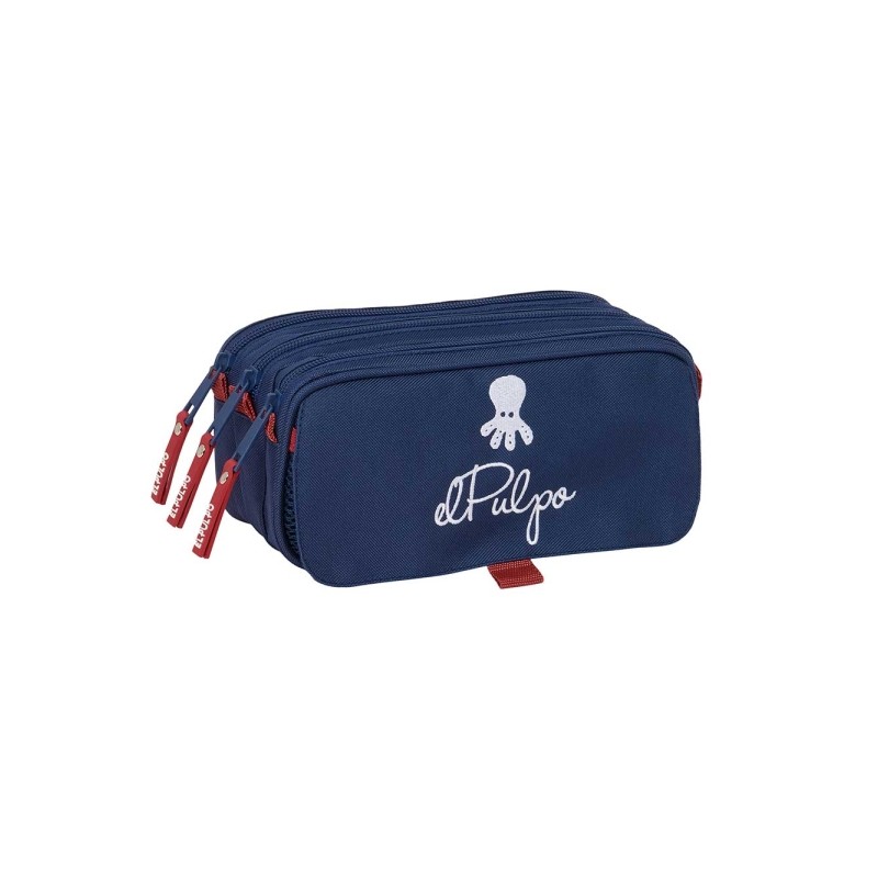 Safta. la borsa a forma di polpo - 3 scomparti con cerniera - Tasca frontale - Cinturino regolabile - 1.72 L - 215x80x10