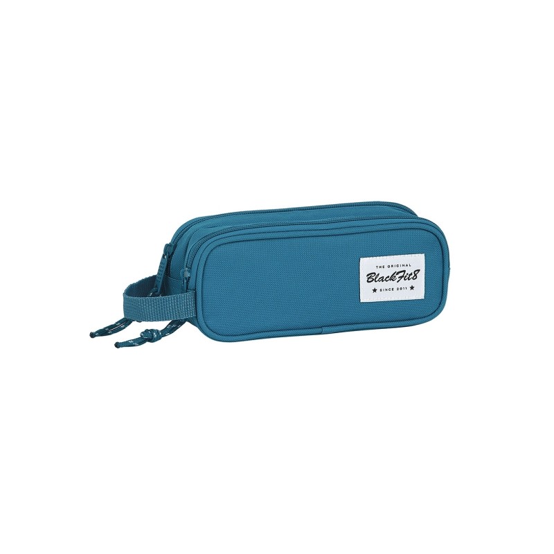 Safta Blackfit8 Egeo Borsa portaoggetti - 2 scomparti con cerniera - Manico laterale - 1 L - 210x60x80 mm - Colore: blu
