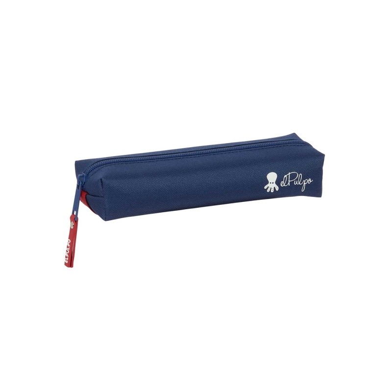 Safta. il polpo tuttofare - Cerniera - Elastico - 0.53 L - 220x70x40 mm - Colore blu marino