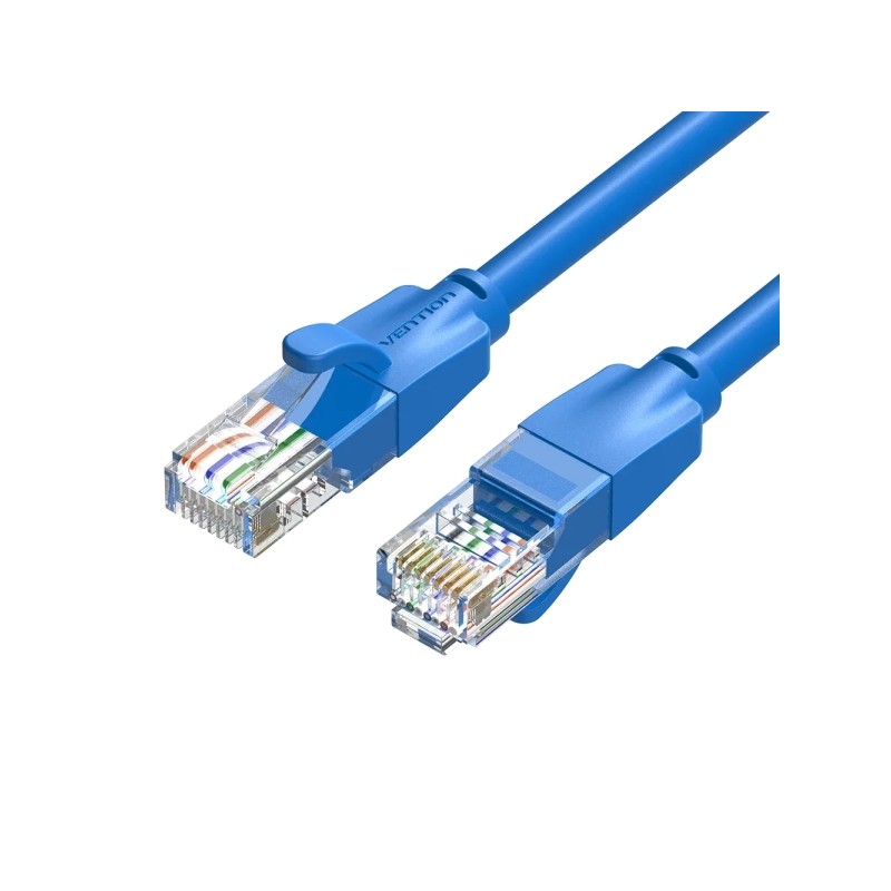 Cavo di rete Vention - Cat.6 UTP - Lunghezza 20 m - Velocità fino a 1 Gbps - 26 AWG - Colore: blu