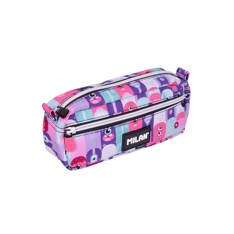Milan Aliens 2 Custodia multiuso - Rettangolare - 2 cerniere - 21x8.5x6.1 cm - Colore rosa