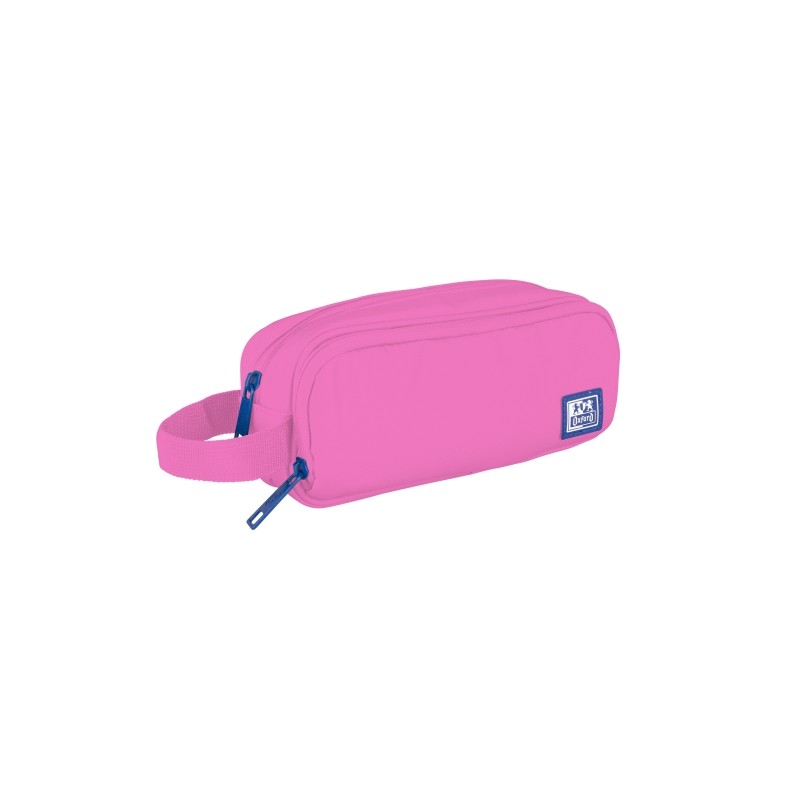 Oxford B-Smart Custodia multiuso - 3 scomparti - Manico laterale - Realizzata in materiale riciclato - Colore rosa