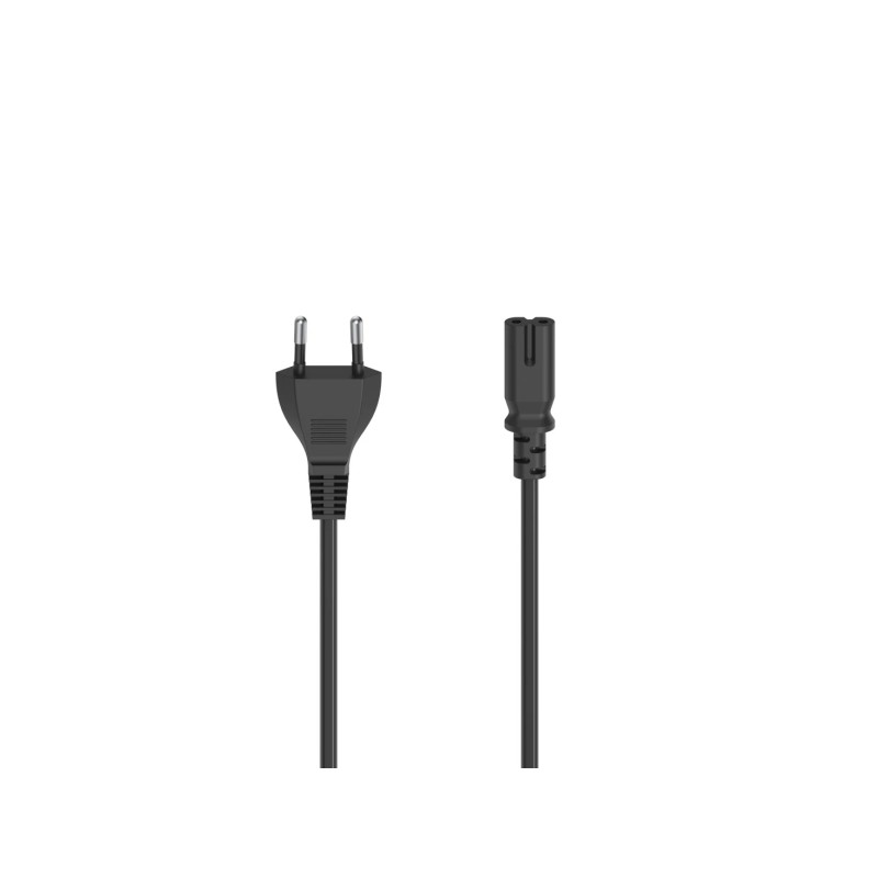 Hama Essential Cavo di alimentazione CEE7/16 maschio - femmina C7 - Lunghezza 1.5 m - Sezione 0.75 mm² - Colore nero