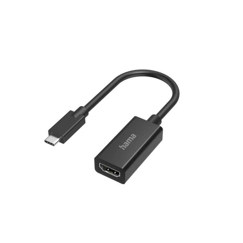 Hama Essential Adattatore video - 4K - USB-C maschio - HDMI femmina - Colore: nero