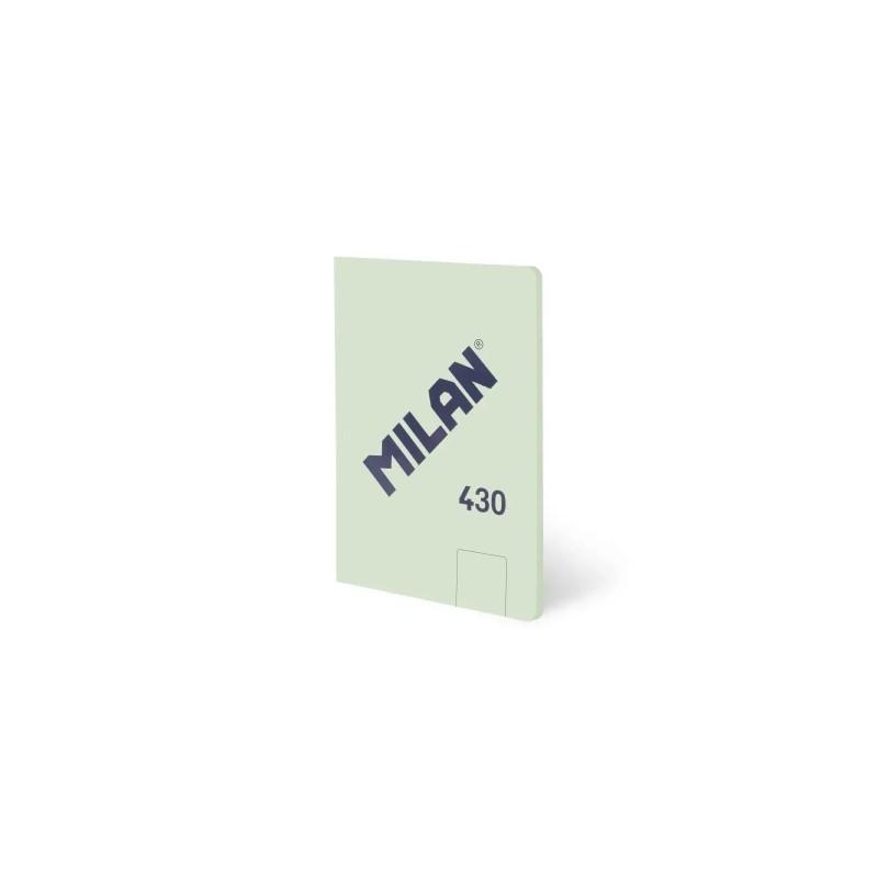 Milan 430 Taccuino rilegato in colla. formato A5. fogli bianchi - 48 fogli da 95 g/m² - Microperforato - Copertina morb