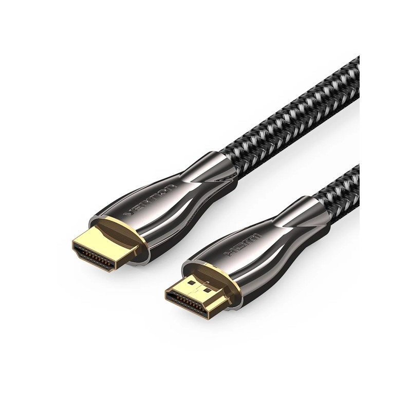 Cavo HDMI 2.0 Vention - Risoluzione 4K - ARC - Lunghezza 5 m - Connettori placcati in oro - Rivestimento intrecciato in 