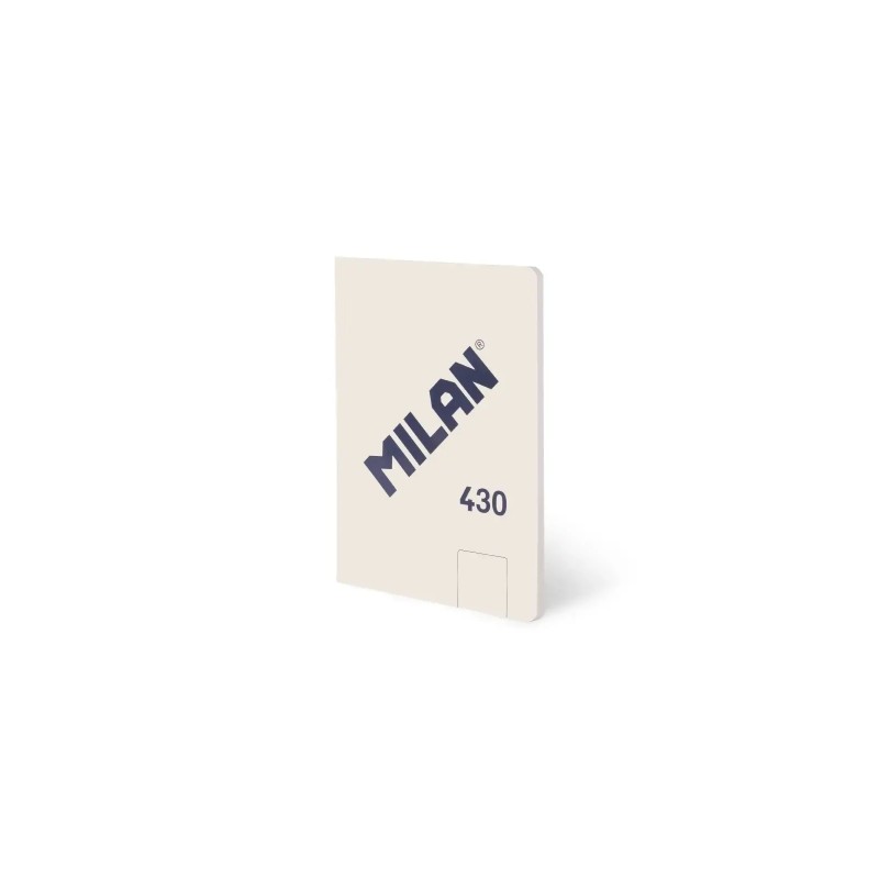 Milan 430 Taccuino rilegato in colla. formato A5. fogli bianchi - 48 fogli da 95 g/m² - Microperforato - Copertina morb