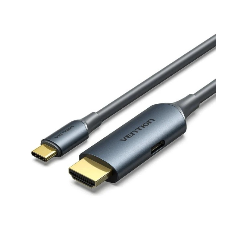Cavo convertitore Vention da HDMI maschio a USB-C maschio - Risoluzione 4K - ARC - Lunghezza 1.5 m - Connettori placcati