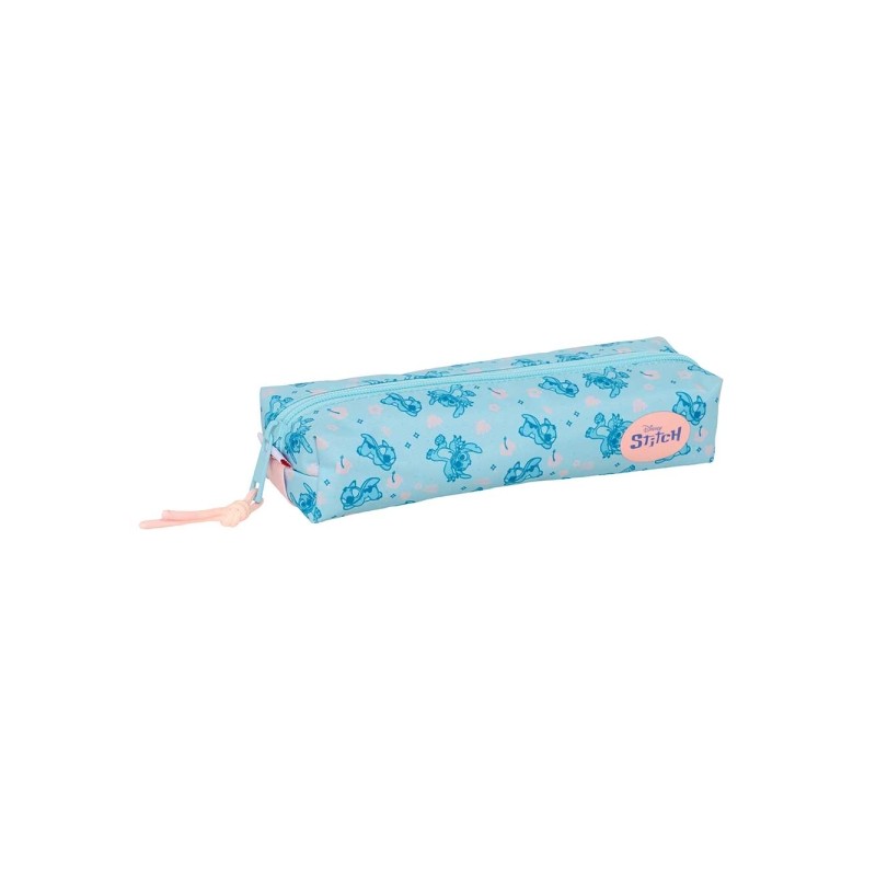Safta Stitch Ohana Borsa multiuso - Cerniera - Elastico - 0.53 L - 220x70x40 mm - Colore azzurro