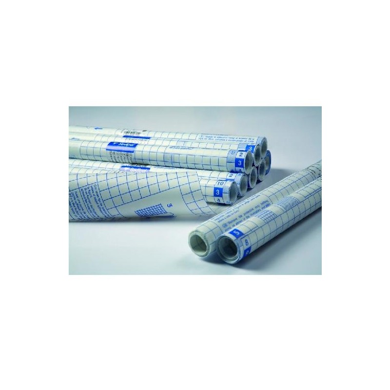 Sadipal Rotolo di rivestimento per libri in PP 80 µ 0.50 x 20 m - Riposizionabile - Trasparente