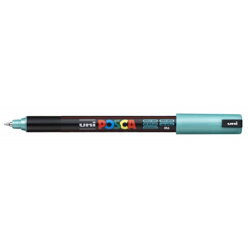 Posca PC-1MR Pennarello a vernice - Punta a rullo in fibra da 0.7 mm - Inchiostro a base di pigmenti e acqua - Resistent