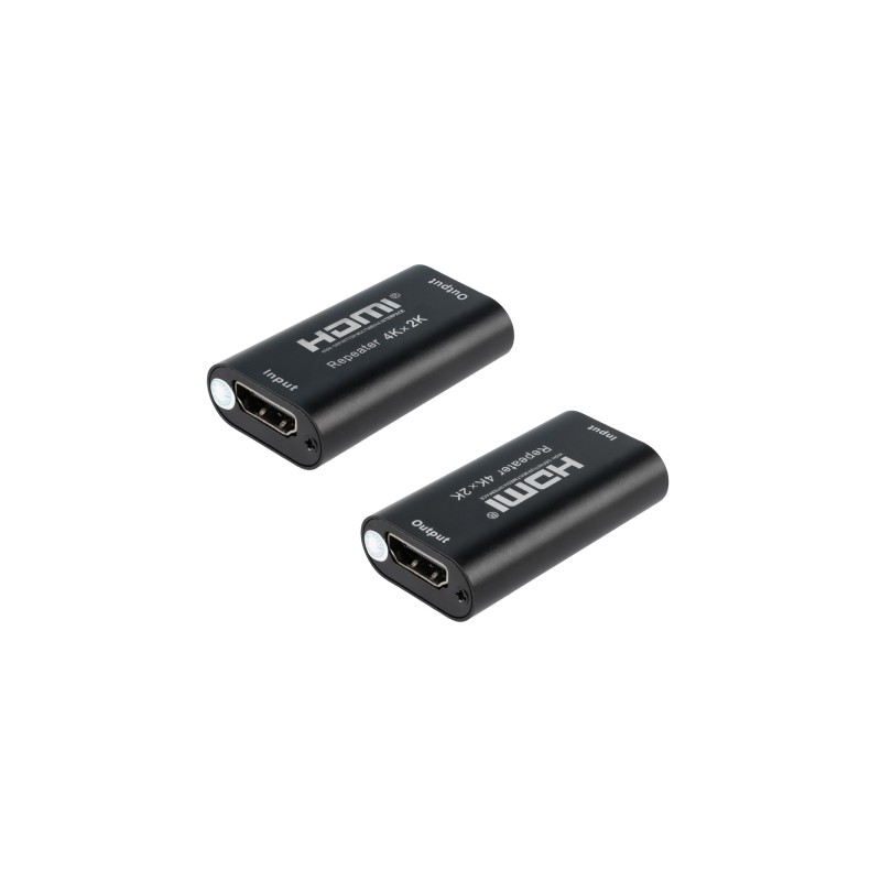 Cavo HDMI con ripetitore - Risoluzione 4K a 24 Hz - Connettori femmina-femmina - Amplificazione fino a 40 m - Compatto -