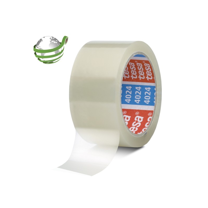 Tesa 4024 PV4 Nastro da imballaggio 50 mm x 66 metri - Realizzato in polipropilene - Adesivo acrilico con il 65% di base