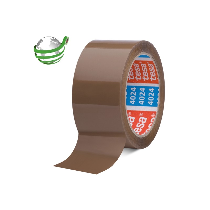 Tesa 4024 PV4 Nastro da imballaggio 50 mm x 132 metri - Realizzato in polipropilene - Adesivo acrilico con il 65% di bas